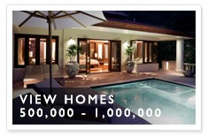 Homes for Sale Priced $500,000 to $1,000,000