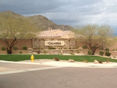 Calabrea Subdivision in Ahwatukee, Phoenix